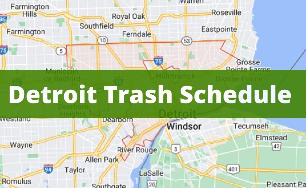 Detroit Trash Pickup • Collection program and accepted products