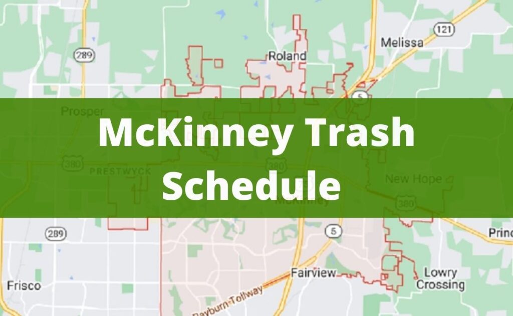 McKinney Recycling & Colecction day • Schedules and prices