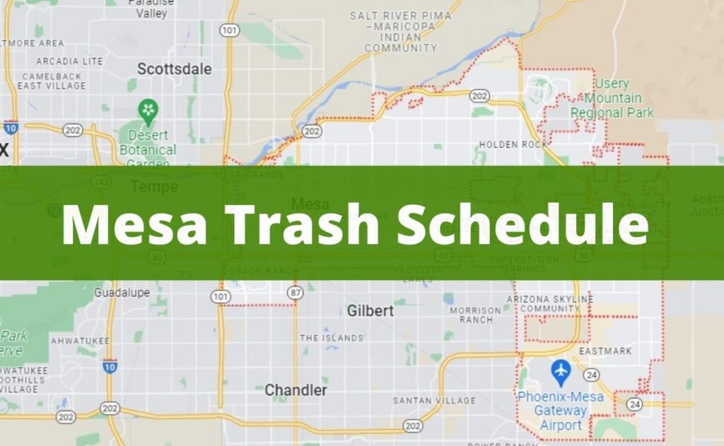 Mesa Bulk Trash Pickup • Steps to know the 2023 schedule