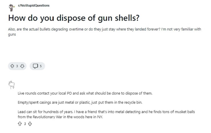 dispose gun reddit