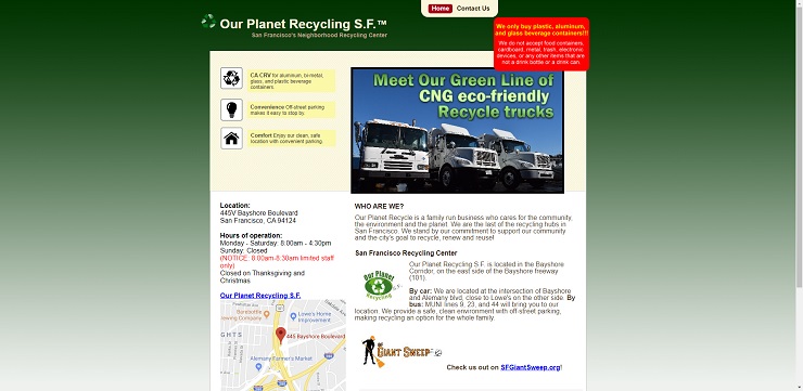 our planet recycling